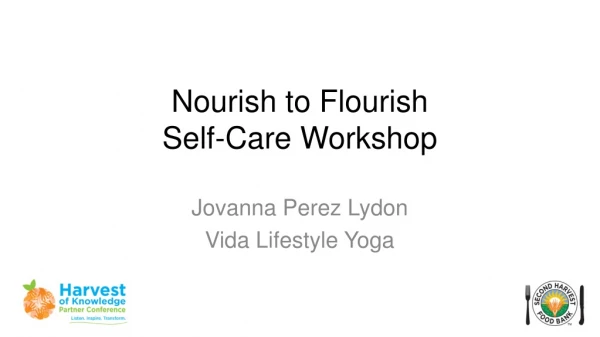 Nourish to Flourish Self-Care Workshop