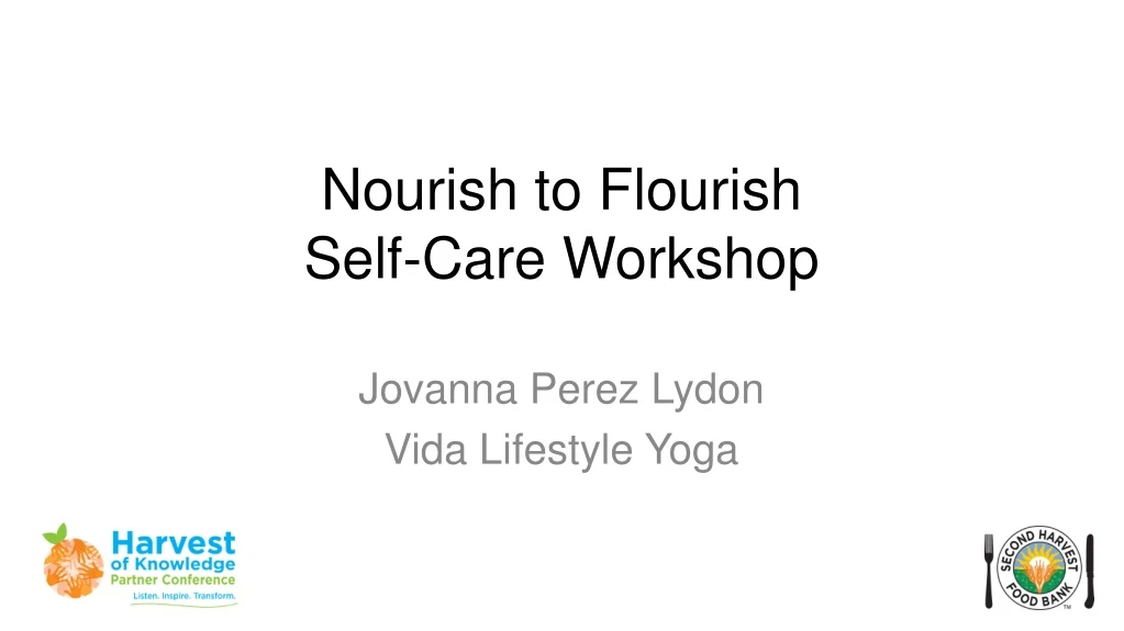nourish to flourish self care workshop
