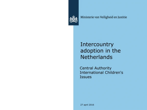 Intercountry adoption in the Netherlands