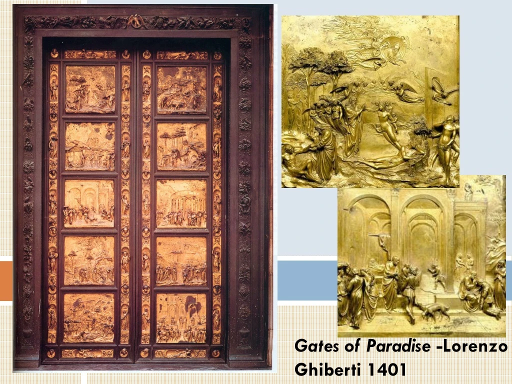 gates of paradise lorenzo ghiberti 1401