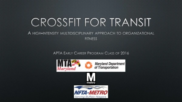 Crossfit for Transit