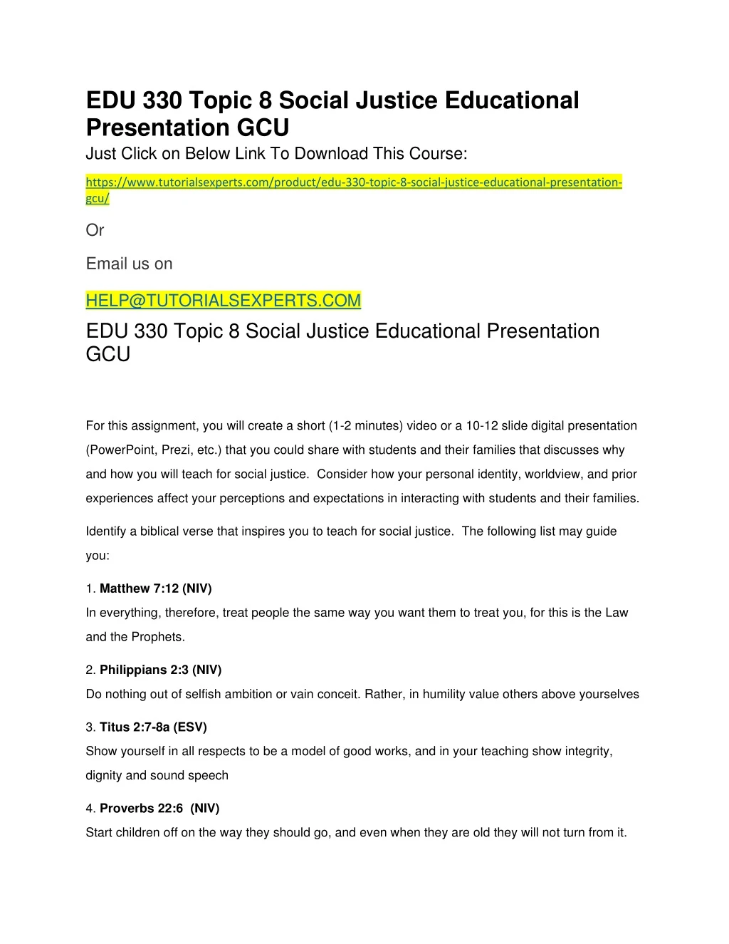 edu 330 topic 8 social justice educational