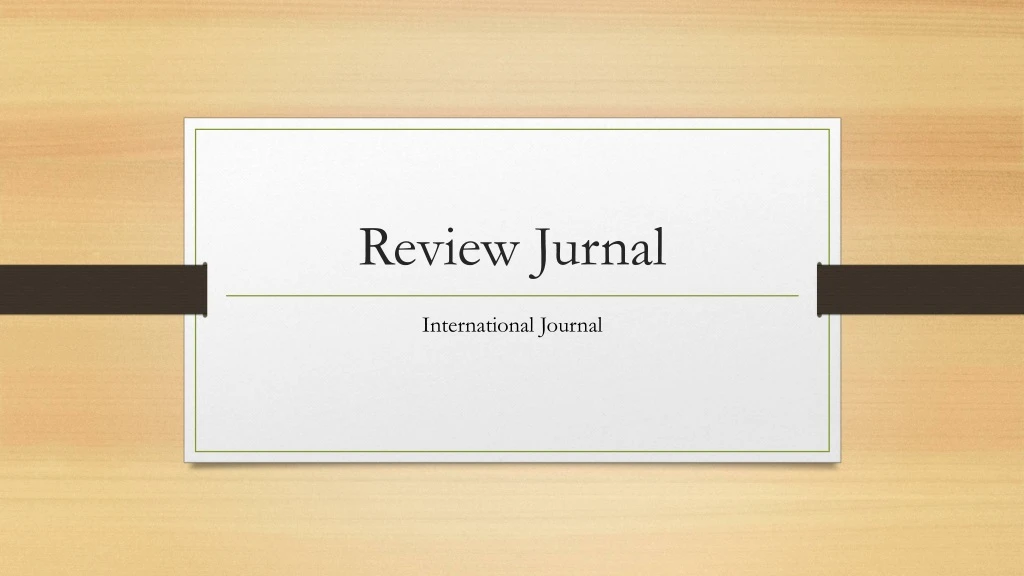 review jurnal