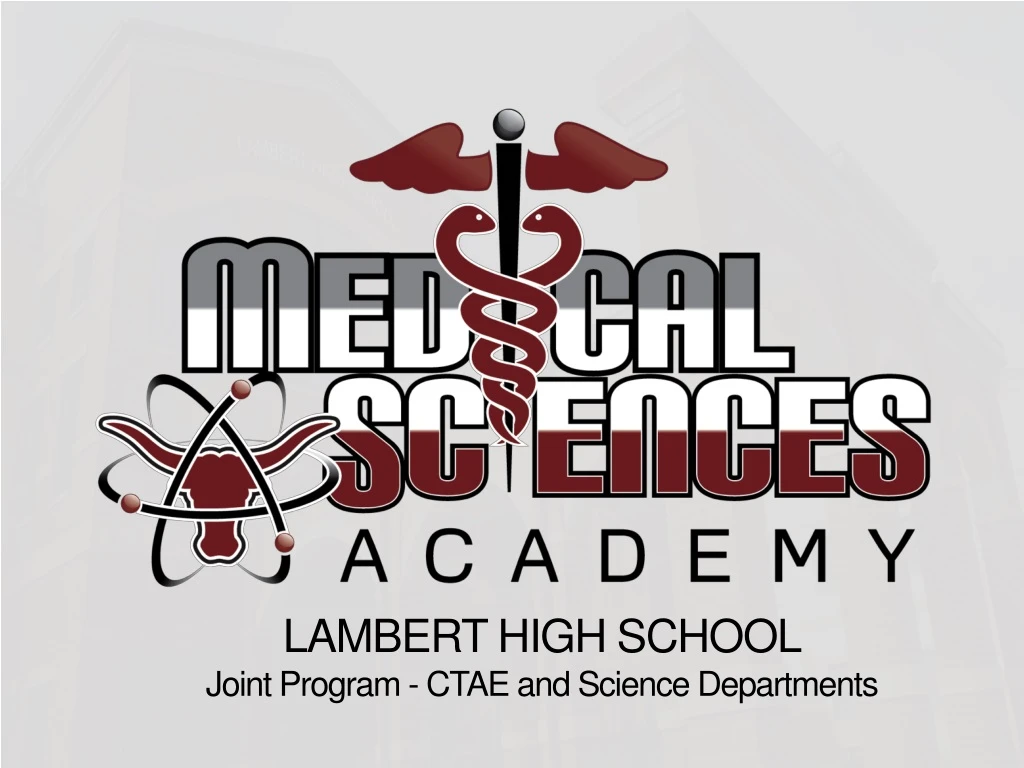 lambert high school joint program ctae