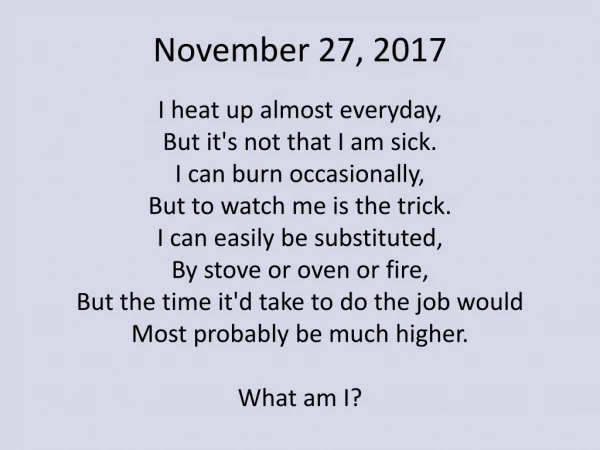November 27, 2017
