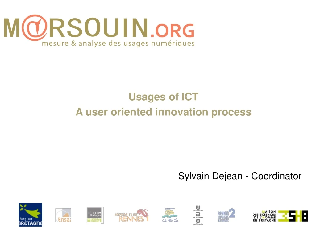 usages of ict a user oriented innovation process