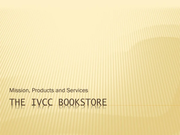 The IVCC Bookstore