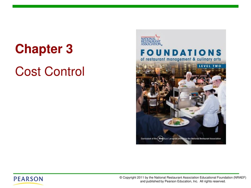 chapter 3 cost control