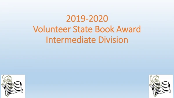 2019-2020 Volunteer State Book Award Intermediate Division