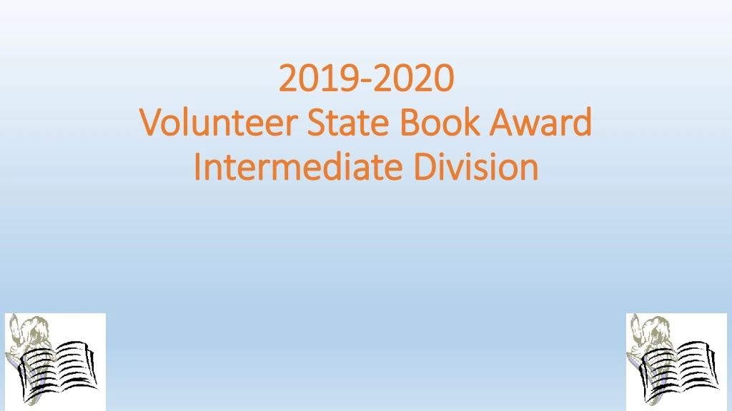 2019 2020 volunteer state book award intermediate division