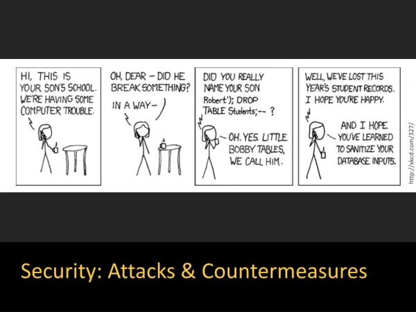 Security: Attacks &amp; Countermeasures
