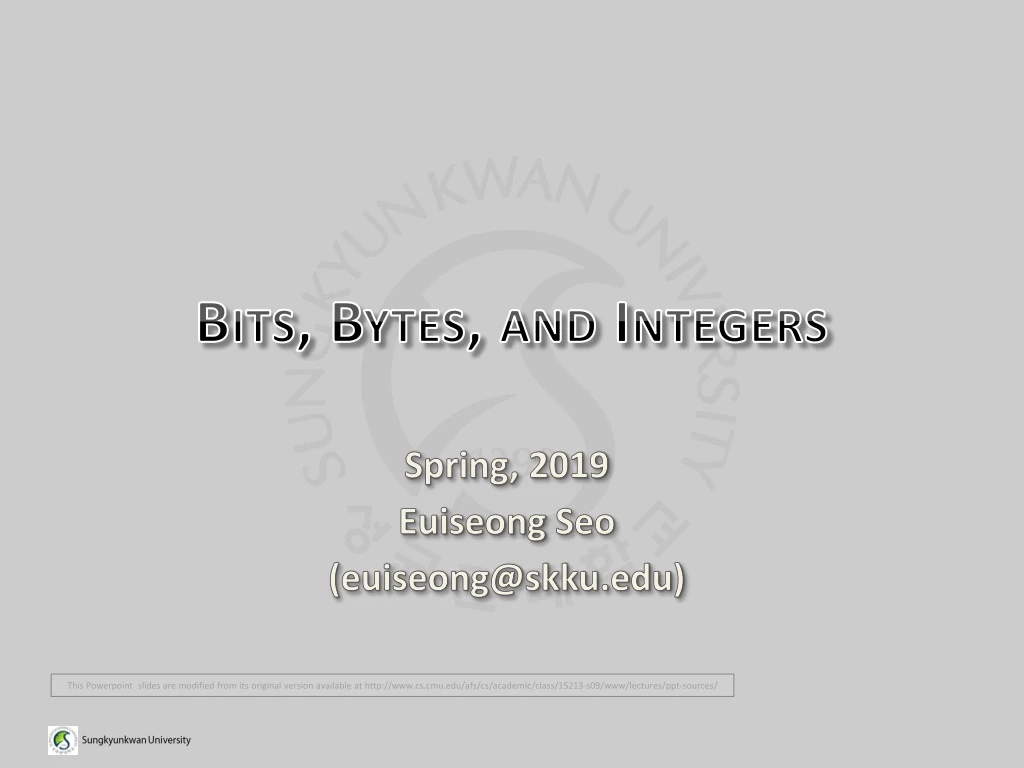 bits bytes and integers