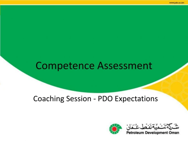 Competence Assessment