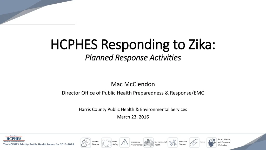 hcphes responding to zika planned response activities