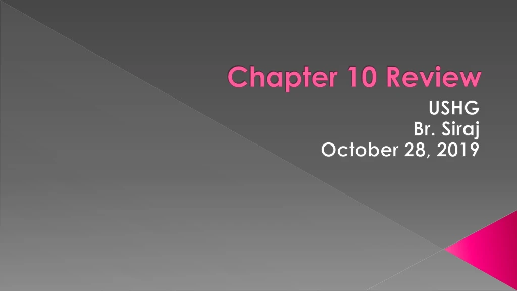 chapter 10 review