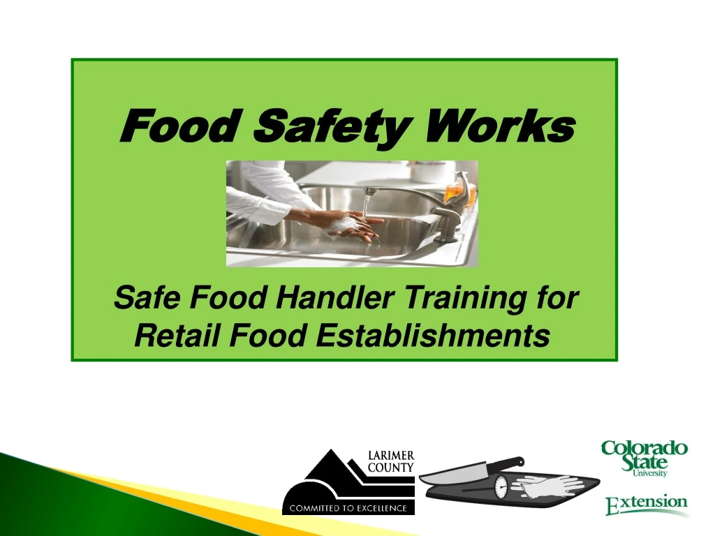 food safety works safe food handler training