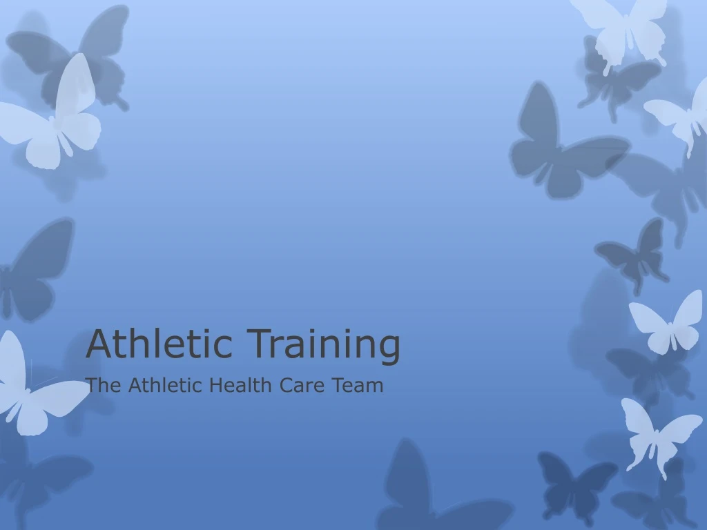 athletic training