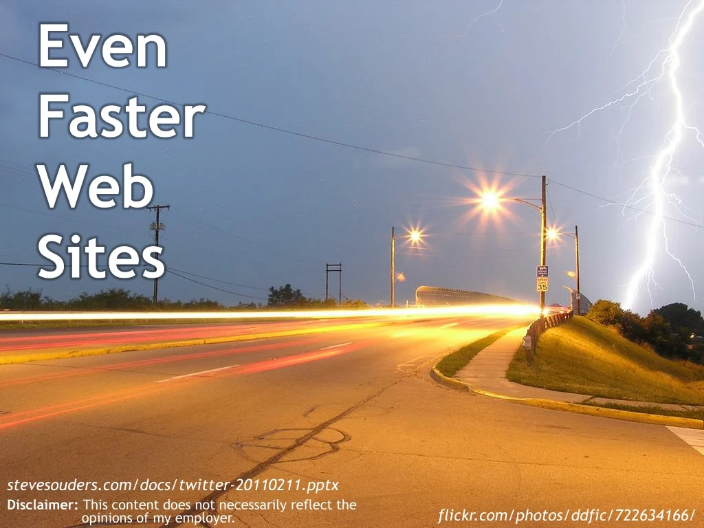 even faster web sites
