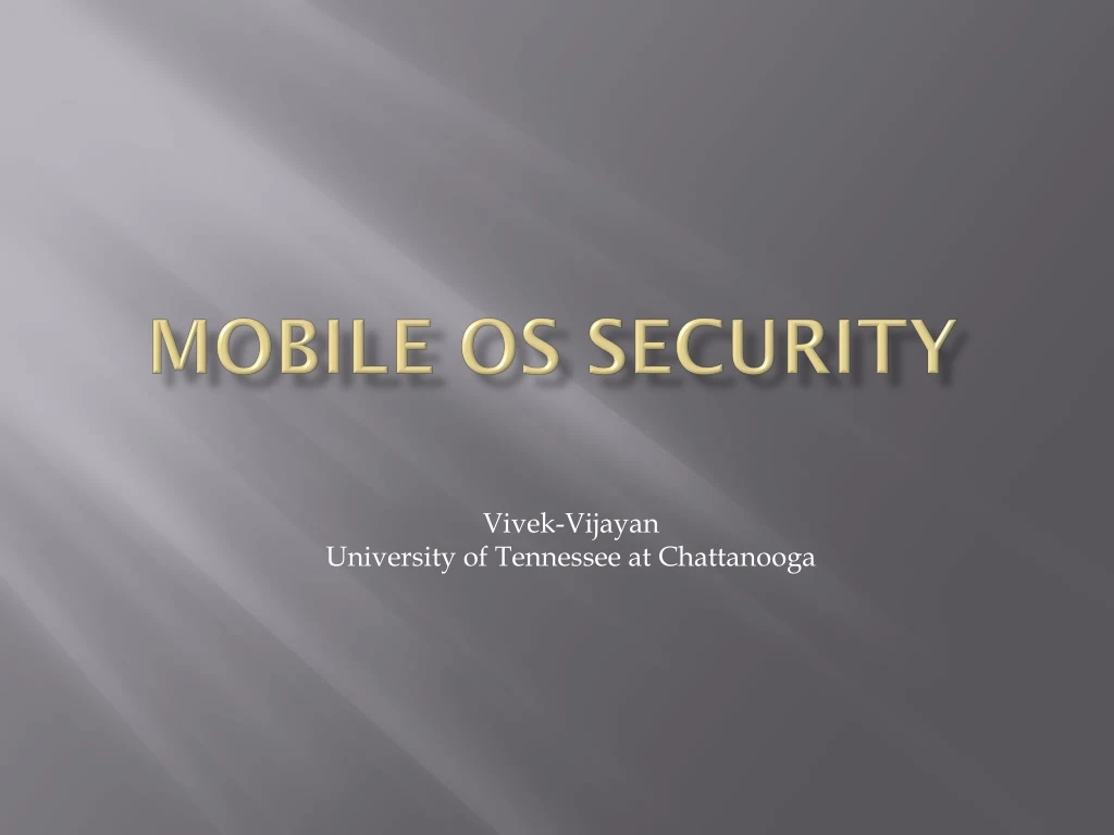 mobile os security