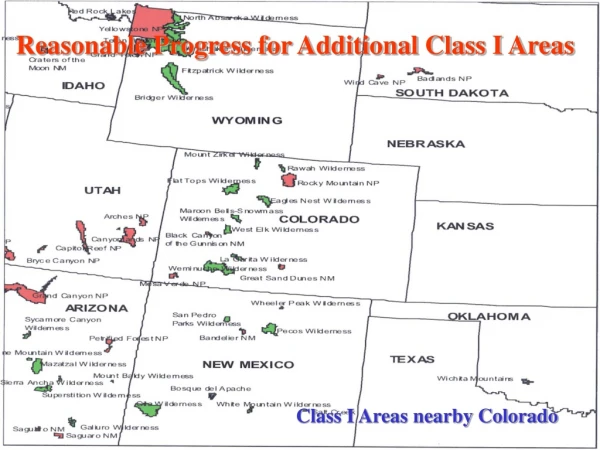 Class I Areas nearby Colorado