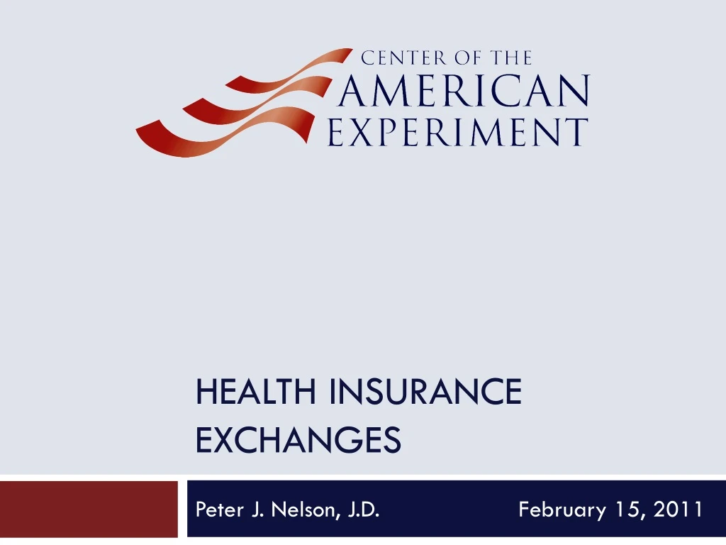 health insurance exchanges