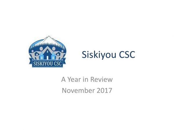 Siskiyou CSC