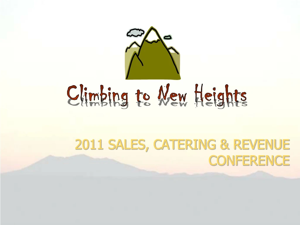 2011 sales catering revenue conference