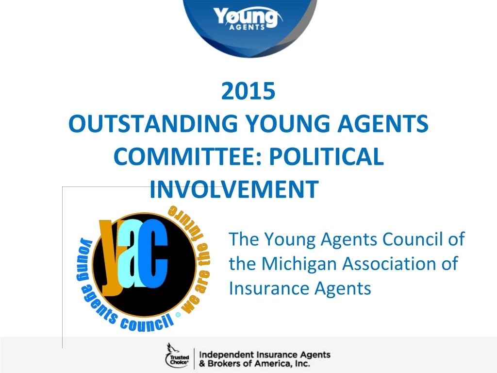 2015 outstanding young agents committee political involvement
