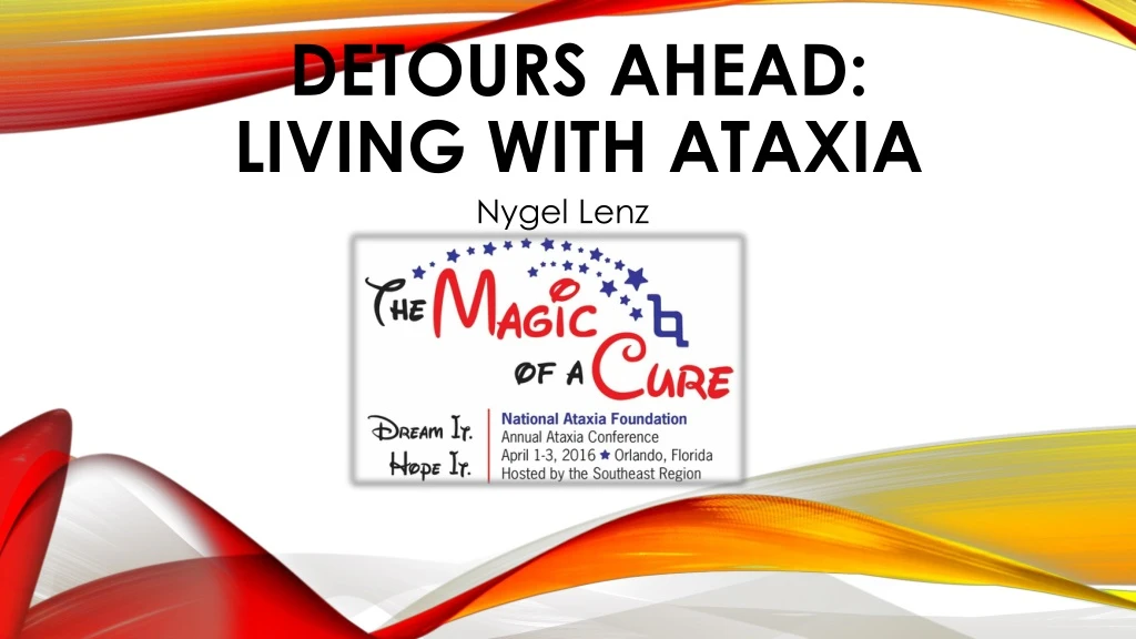 detours ahead living with ataxia