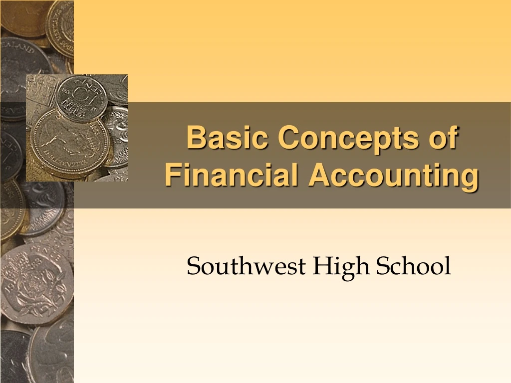 basic concepts of financial accounting