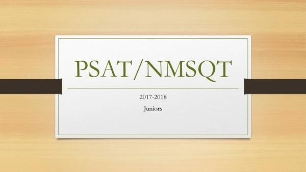 PSAT/NMSQT