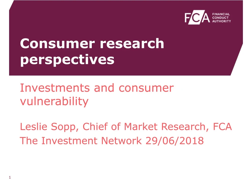 consumer research perspectives