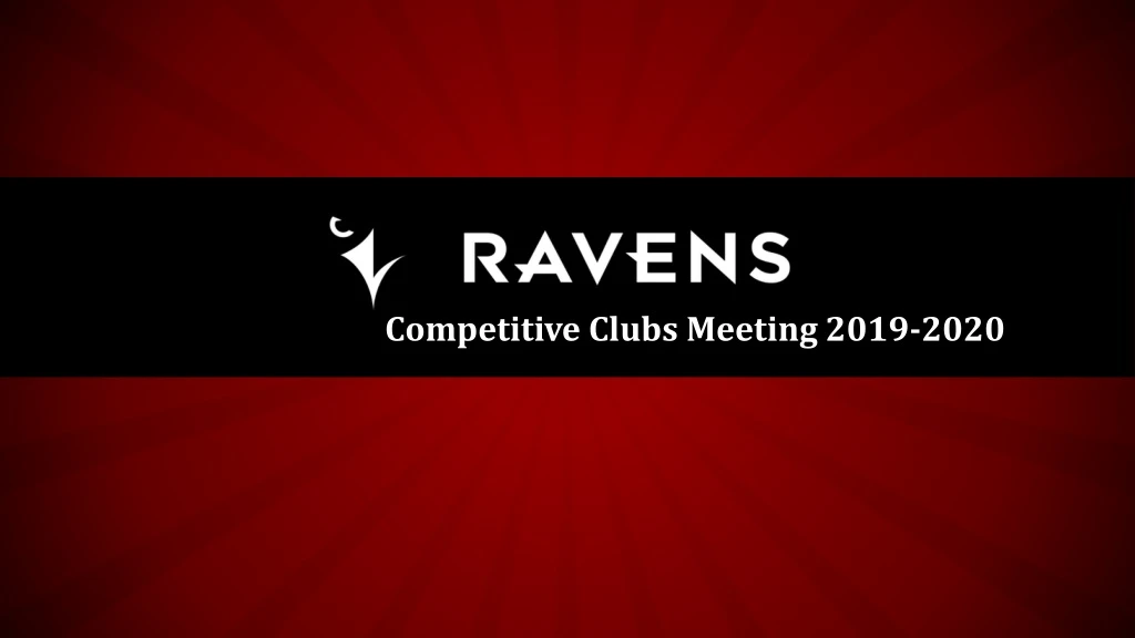 competitive clubs meeting 2019 2020