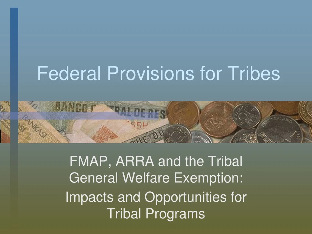 federal provisions for tribes