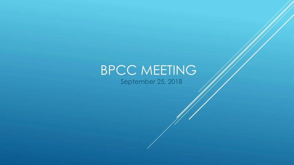 bpcc meeting