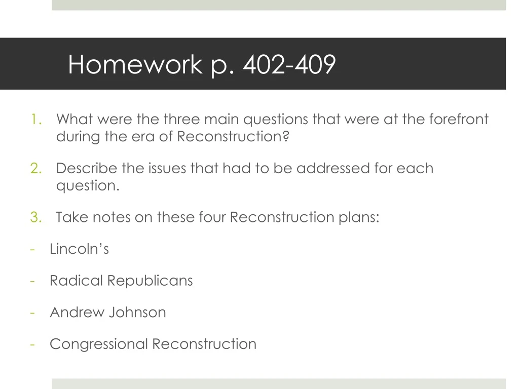 homework p 402 409