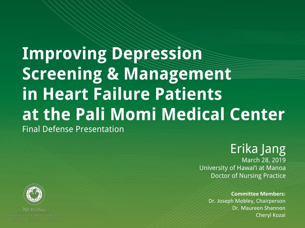improving depression screening management