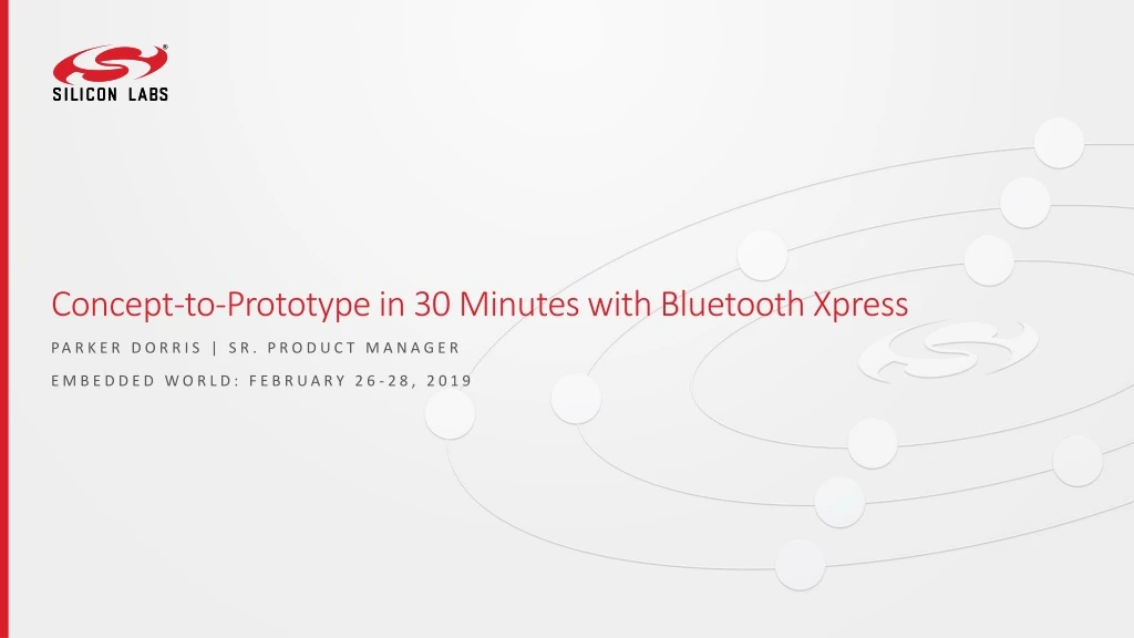 concept to prototype in 30 minutes with bluetooth xpress