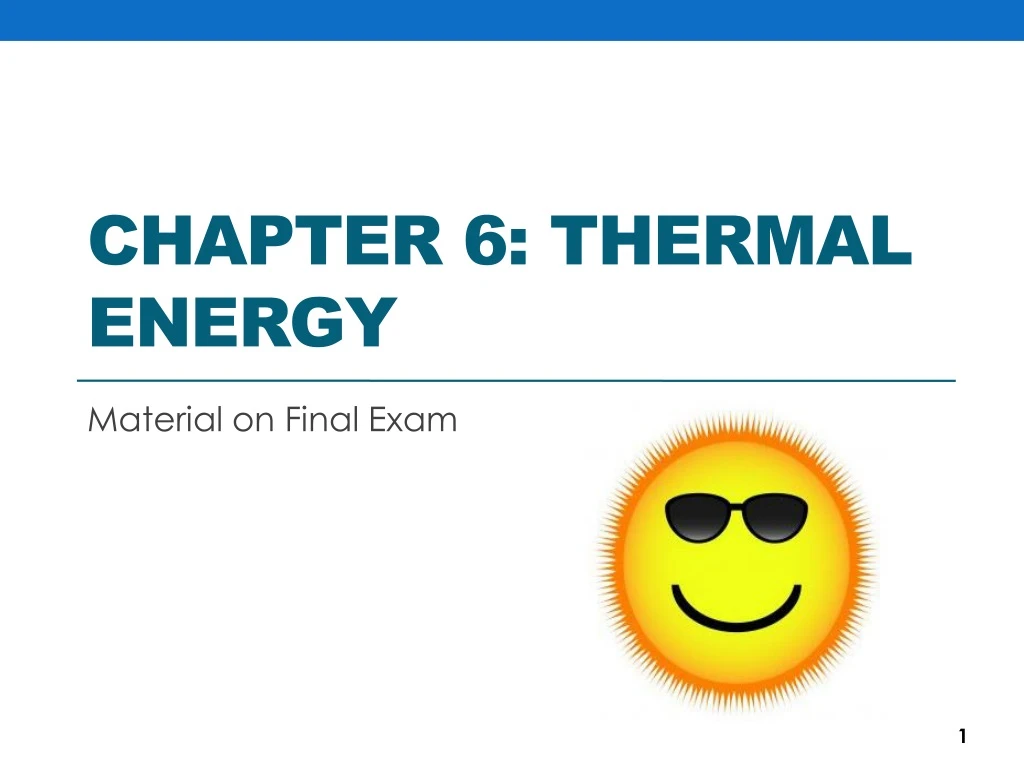 chapter 6 thermal energy