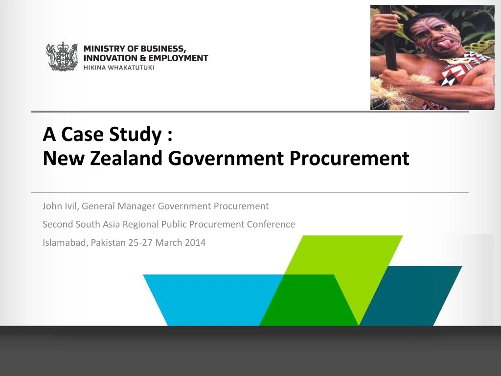 a case study new zealand government procurement