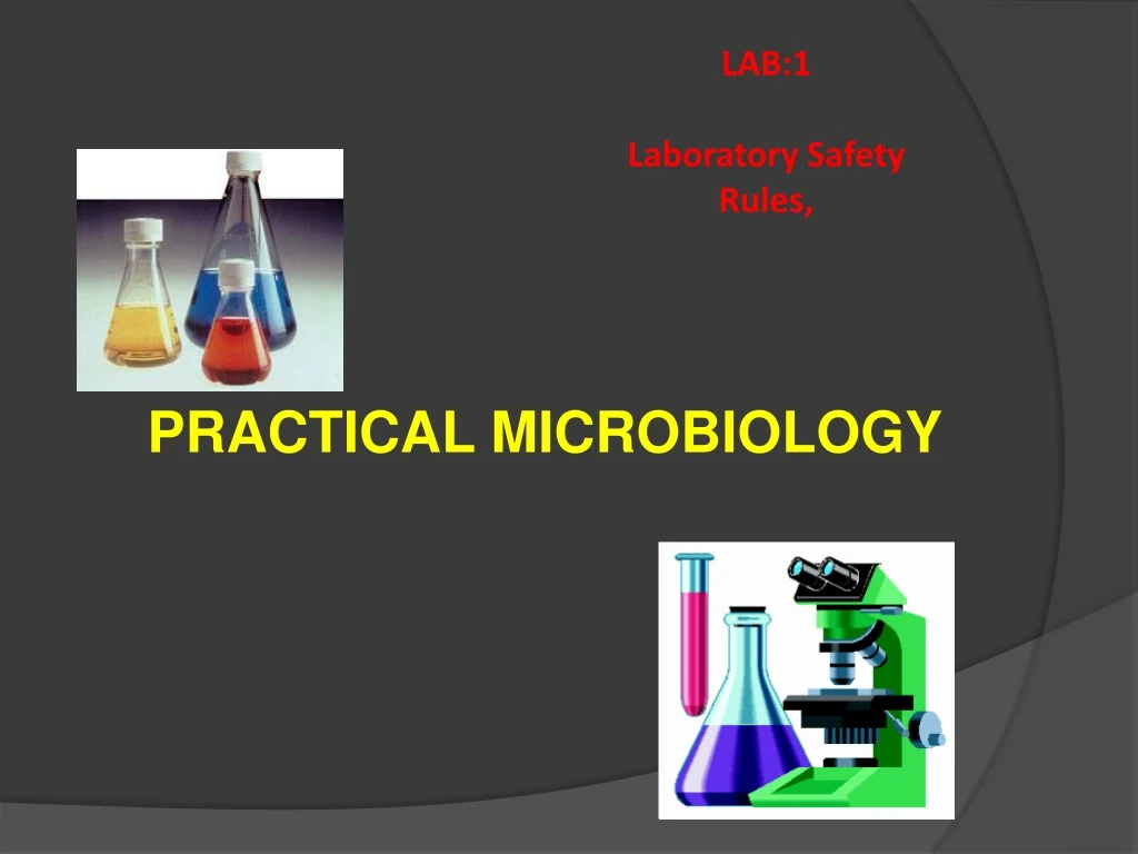 lab 1 laboratory safety rules