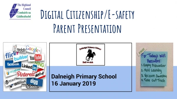 Digital Citizenship/E-safety Parent Presentation