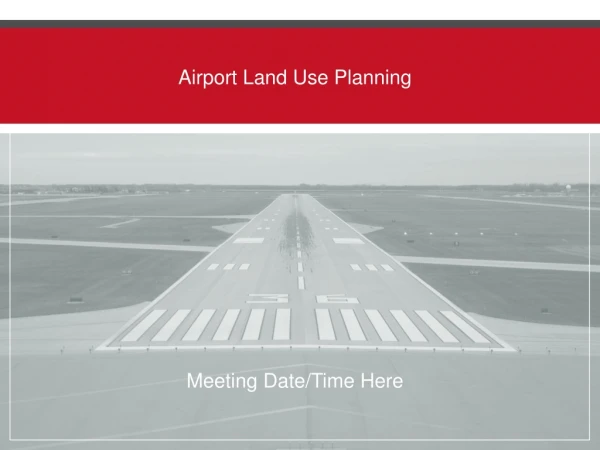 Airport Land Use Planning