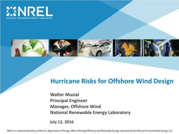Hurricane Risks for Offshore Wind Design
