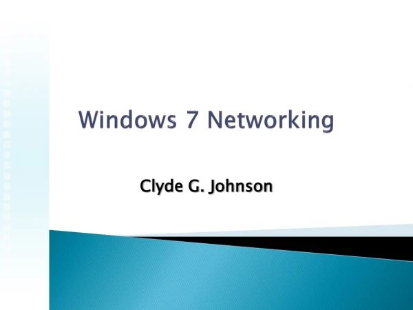 Windows 7 Networking