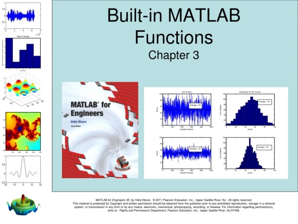 Built-in MATLAB Functions Chapter 3