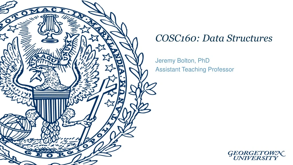 cosc160 data structures