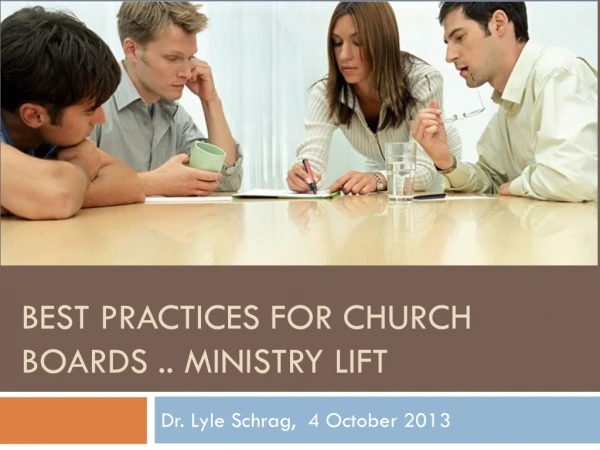 Best Practices for Church Boards .. Ministry Lift