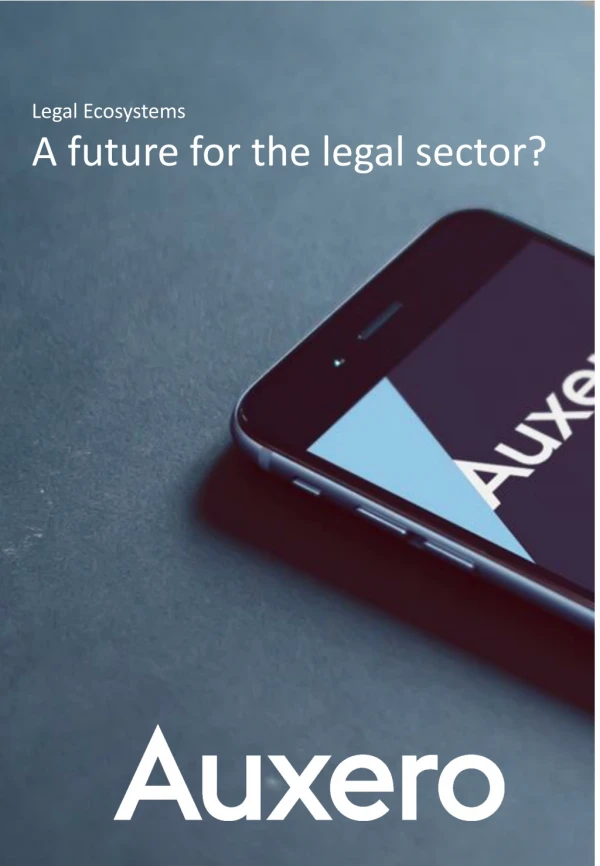 Legal Ecosystems A future for the legal sector?