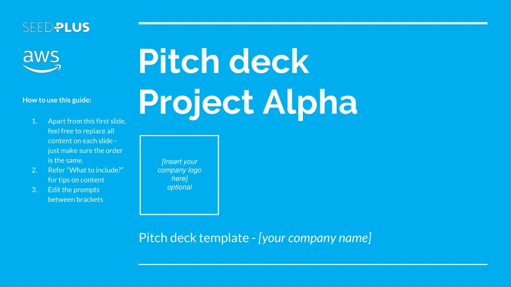 pitch deck project alpha